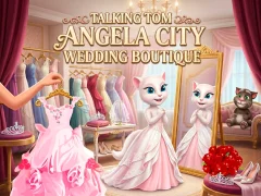 שפּיל Talking Tom Angela City Wedding Boutique אָנליין