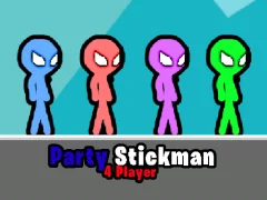 שפּיל Party Stickman 4 Player אָנליין
