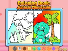 שפּיל Coloring Book: Jurassic Dinosaurs אָנליין
