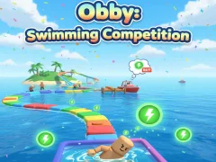 שפּיל Obby: Swimming competition אָנליין