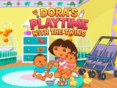 שפּיל Dora the Explorer Dora's Playtime with the Twins אָנליין