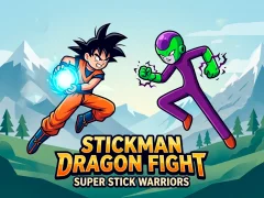 שפּיל Stickman Dragon Fight - Super Stick Warriors אָנליין