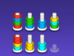 שפּיל Sort Puzzle - Nuts and Bolts אָנליין