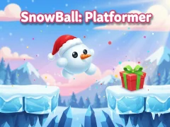 שפּיל SnowBall: Platformer אָנליין