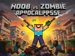 שפּיל Noob vs Zombie Apocalypse אָנליין