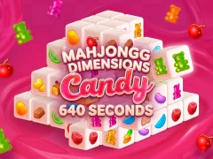 שפּיל Mahjongg Dimensions Candy 640 seconds אָנליין