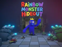 שפּיל Rainbow Monster Hideout 3D אָנליין