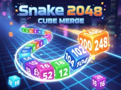 שפּיל Snake 2048: Cube Merge אָנליין