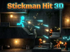 שפּיל Stickman Hit 3D אָנליין