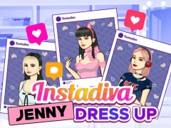 שפּיל Instadiva Jenny Dress Up אָנליין