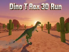 שפּיל Dino T Rex 3D Run אָנליין
