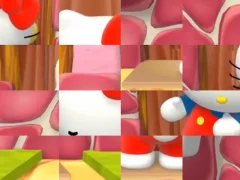 שפּיל Hello Kitty Video Puzzle אָנליין