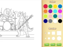 שפּיל Dinosaur Coloring Book For Kids אָנליין