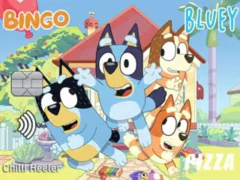שפּיל Jigsaw Puzzle: Bluey Credit Card אָנליין