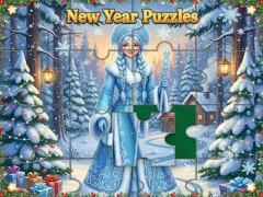שפּיל New Year Puzzles אָנליין