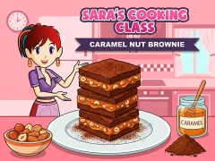 שפּיל Sara`s Cooking Class Caramel Nut Brownie אָנליין