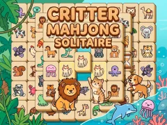 שפּיל Critter Mahjong Solitaire אָנליין
