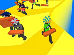 שפּיל Stickman Planks Fall אָנליין