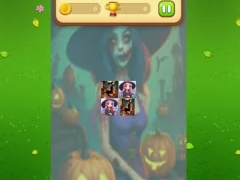 שפּיל Halloween Witch Memory Match אָנליין