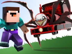 שפּיל Noob vs Spider Train אָנליין