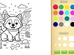 שפּיל Dog Coloring Book אָנליין