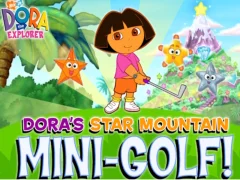 שפּיל Dora The explorer Dora's Star Mountain Mini-Golf אָנליין