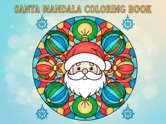 שפּיל Santa Mandala Coloring Book אָנליין