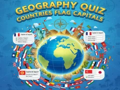 שפּיל Geography Quiz Countries Flag Capitals אָנליין