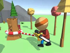שפּיל Wood Man Cutter אָנליין