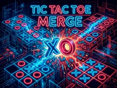 שפּיל Tic Tac Toe Merge אָנליין