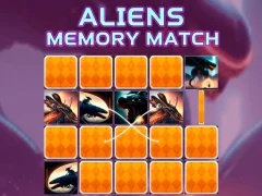שפּיל Aliens Memory Match אָנליין