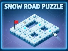 שפּיל Snow Road Puzzle אָנליין