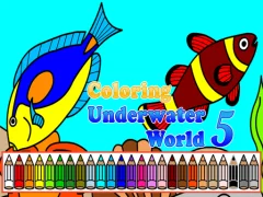 שפּיל Coloring Underwater World 5 אָנליין