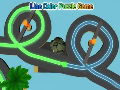 שפּיל Line Color Puzzle Game אָנליין