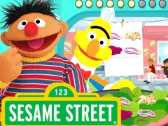 שפּיל 123 Sesame Street: Super Salad Diner אָנליין
