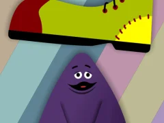 שפּיל Grimace vs giant clown shoes אָנליין