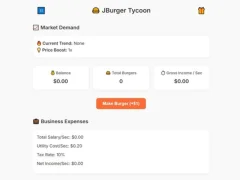 שפּיל Jburger Tycoon אָנליין