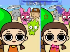 שפּיל Sprunki and Squid Game Difference אָנליין