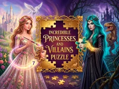 שפּיל Incredible Princesses and Villains Puzzle אָנליין