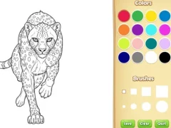 שפּיל Wild Animals Coloring Book אָנליין