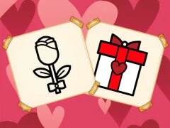 שפּיל Valentine Present Coloring אָנליין