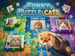 שפּיל Funny Puzzle: Cats אָנליין