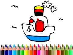 שפּיל Back to School: Boat Coloring אָנליין