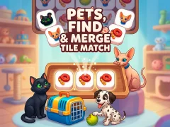 שפּיל Pets, Find and Merge Tile Match אָנליין