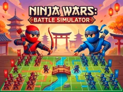 שפּיל Ninja Wars: Battle Simulator אָנליין