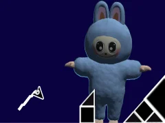 שפּיל Labubu Geometry Dash אָנליין