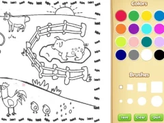 שפּיל Farming Coloring Book For Kids אָנליין