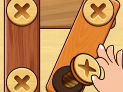שפּיל Screw Nuts & Bolts: Wood Solve אָנליין