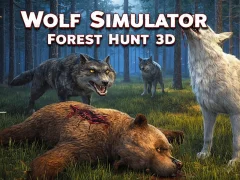 שפּיל Wolf Simulator Forest Hunt 3D אָנליין