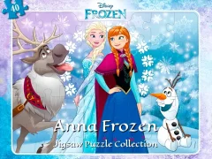 שפּיל Anna Frozen Jigsaw Puzzle Collection אָנליין